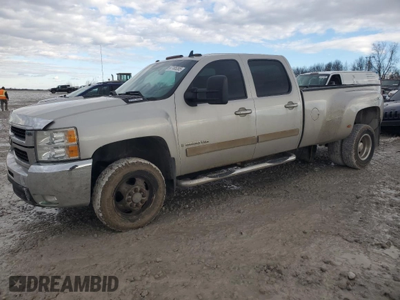 2008 Chevrolet Silverado 3500HD DRW LTZ with VIN 1GCJK33678F172387, listed as a Copart auction lot 47185265 with 285,024 mi miles and Clean Title. Bid and sale history available at carsss.com. Image 1.
