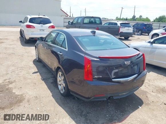 2015 Cadillac ATS Sedan Luxury RWD with VIN 1G6AB5RAXF0128099, listed as a IAAI auction lot 42133919 with 152,191 mi miles. Bid and sale history available at carsss.com. Image 3.