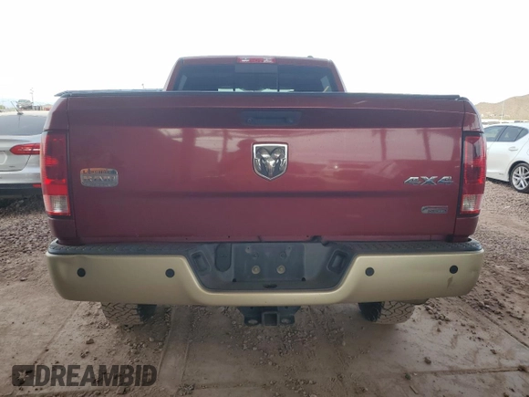 2012 Ram 2500 Laramie Longhorn with VIN 3C6UD5GL7CG301830, listed as a Copart auction lot 81342604 with 427,889 mi miles and Salvage Title. Bid and sale history available at carsss.com. Image 6.