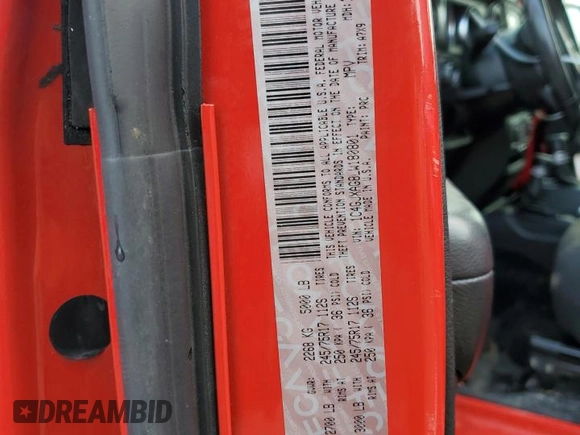 2020 Jeep Wrangler Willys z VIN 1C4GJXAG8LW180801, wystawiony jako Copart lot #87551435 z przebiegiem 71 216 mil mil oraz Szkoda całkowita • Salvage title. Historia ofert i sprzedaży dostępna na DreamBid. Obrazek 12.