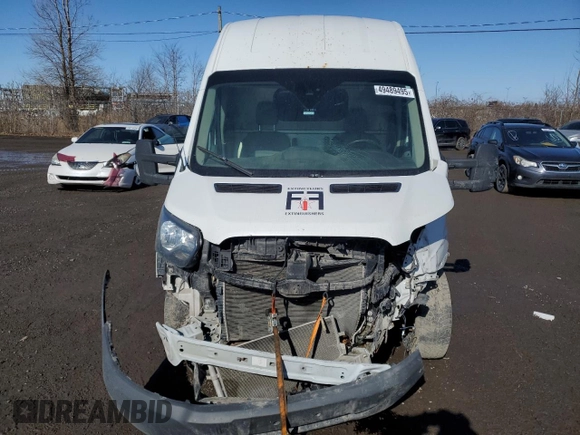 2017 Ford Transit with VIN 1FTYR3XV9HKA54554, listed as a Copart auction lot 49489495 with 188,419 mi miles and Salvage Title. Bid and sale history available at DreamBid. Image 5.