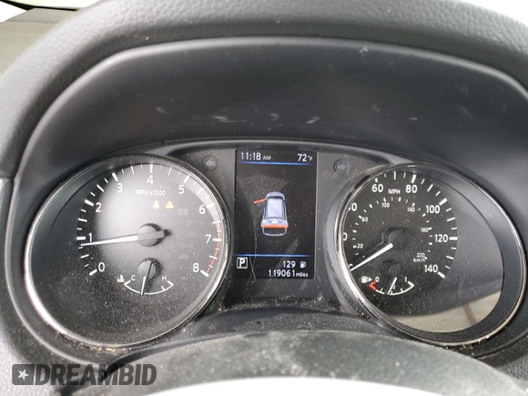 2018 Nissan Rogue S with VIN JN8AT2MT6JW458740, listed as a Copart auction lot 54249675 with 119,061 mi miles and Salvage Title. Bid and sale history available at carsss.com. Image 9.