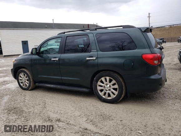 2008 Toyota Sequoia Platinum with VIN 5TDBY67A48S007870, listed as a Copart auction lot 47734315 with 91,218 mi miles and Clean Title. Bid and sale history available at carsss.com. Image 2.