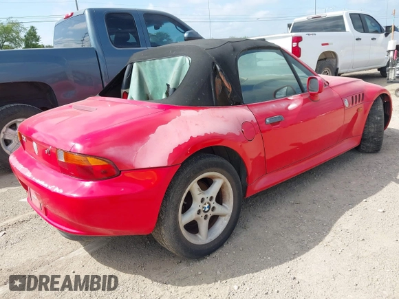 1998 BMW 3 Series Z3 2.8 with VIN 4USCJ3337WLB63900, listed as a IAAI auction lot 42485098 with Not provided miles and . Bid and sale history available at DreamBid. Image 4.