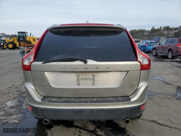 2013 Volvo XC60 T6 with VIN YV4902DZ6D2387012, listed as a Copart auction lot 45647295 with 0 mi miles and Salvage Title. Bid and sale history available at carsss.com. Image 6.