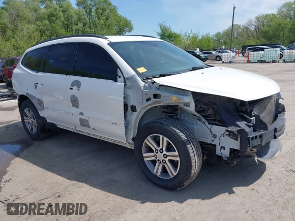 2015 Chevrolet Traverse LT with VIN 1GNKVHKDXFJ280531, listed as a IAAI auction lot 42077958 with 177,856 mi miles and . Bid and sale history available at DreamBid. Image 1.