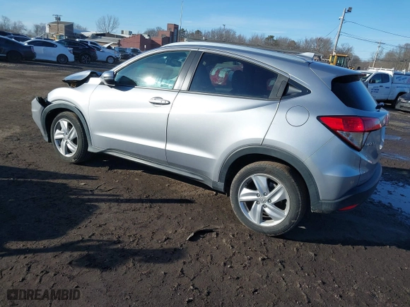 2019 Honda HR-V EX-L with VIN 3CZRU6H71KM706288, listed as a IAAI auction lot 41600575 with 76,645 mi miles. Bid and sale history available at carsss.com. Image 3.