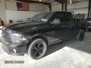 2019 Ram 1500 Express with VIN 1C6RR7FT0KS553625, listed as a Copart auction lot 55103255 with 108,881 mi miles and Salvage title. Bid and sale history available at DreamBid. Image 1.