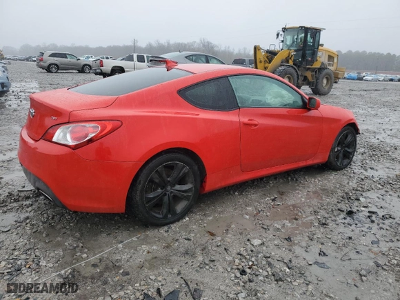 2012 Hyundai Genesis Coupe 2.0T with VIN KMHHT6KD2CU070511, listed as a Copart auction lot 42567105 with 124,079 mi miles and Salvage Title. Bid and sale history available at carsss.com. Image 3.