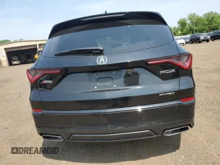2024 Acura MDX w/A-Spec Package with VIN 5J8YE1H08RL001232, listed as a Copart auction lot 60906385 with 61,898 mi miles and Salvage title. Bid and sale history available at DreamBid. Image 6.