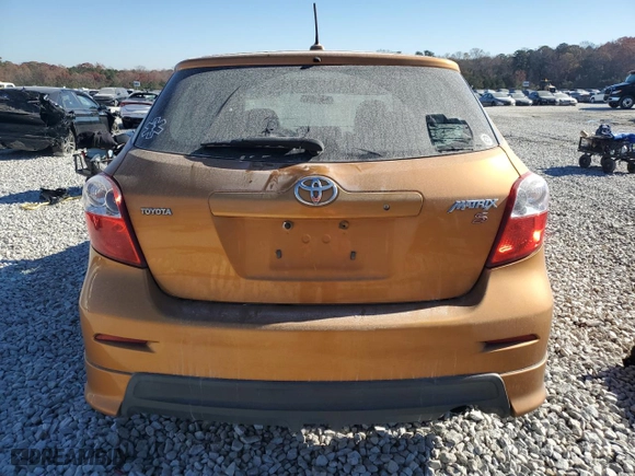 2009 Toyota Matrix S with VIN 2T1KE40E79C005373, listed as a Copart auction lot 84006874 with 215,355 mi miles and Salvage Title. Bid and sale history available at carsss.com. Image 6.