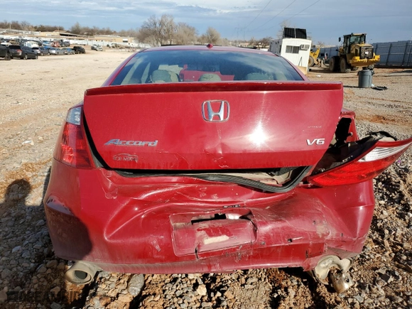 2009 Honda Accord Cpe EX-L with VIN 1HGCS22809A005102, listed as a Copart auction lot 89200315 with NaN miles and Salvage Title. Bid and sale history available at carsss.com. Image 6.