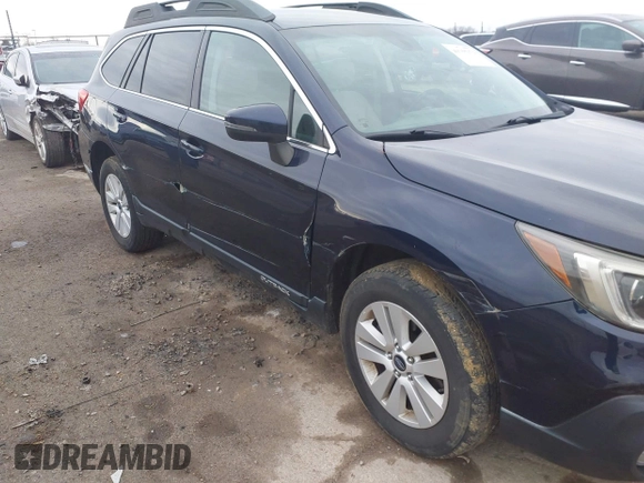 2018 Subaru Outback Premium with VIN 4S4BSAFC7J3375695, listed as a IAAI auction lot 41755172 with 99,458 mi miles and . Bid and sale history available at DreamBid. Image 6.