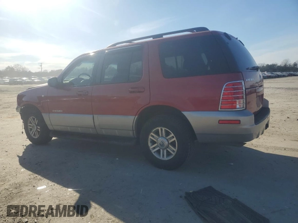 2002 Mercury Mountaineer with VIN 4M2DU86W92UJ26086, listed as a Copart auction lot 46893515 with 177,330 mi miles and Salvage title. Bid and sale history available at DreamBid. Image 2.