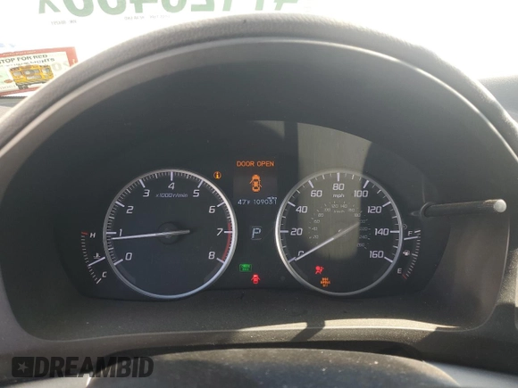 2014 Acura ILX with VIN 19VDE1F39EE004291, listed as a Copart auction lot 47128435 with 109,031 mi miles and Salvage Title. Bid and sale history available at carsss.com. Image 9.