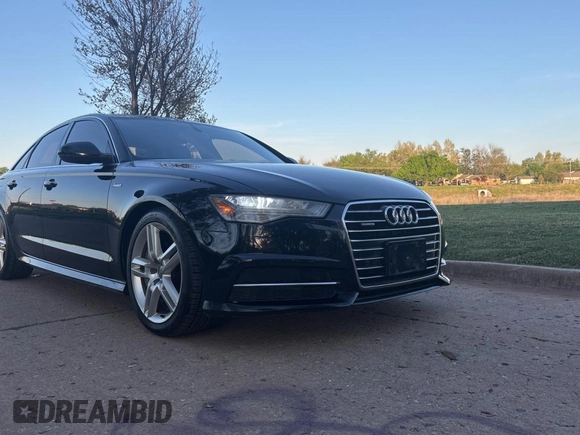 2016 Audi A6 3.0T Premium Plus with VIN WAUFGAFC6GN042406, listed as a Copart auction lot 53582495 with 185,560 mi miles and Clean Title. Bid and sale history available at carsss.com. Image 1.