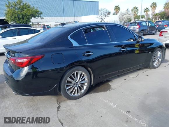 2018 Infiniti Q50 Sport with VIN JN1EV7AP6JM366702, listed as a IAAI auction lot 41852058 with 60,472 mi miles and . Bid and sale history available at carsss.com. Image 4.