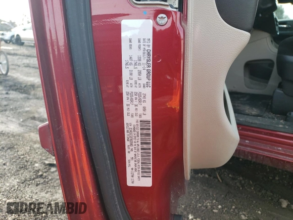 2015 Dodge Grand Caravan SXT with VIN 2C4RDGCG3FR625083, listed as a Copart auction lot 42409455 with 117,217 mi miles and Salvage Title. Bid and sale history available at DreamBid. Image 15.
