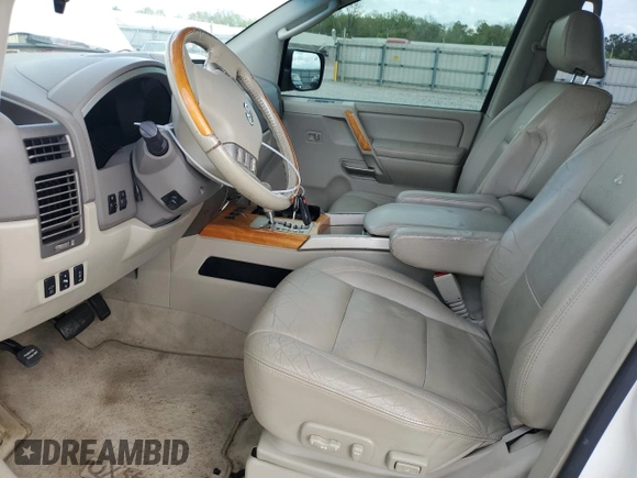 2005 Infiniti QX56 with VIN 5N3AA08C85N803975, listed as a Copart auction lot 51821625 with 146,924 mi miles and Salvage Title. Bid and sale history available at DreamBid. Image 7.