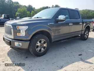 2017 Ford F-150 XL with VIN 1FTEW1EP6HFB84501, listed as a Copart auction lot 60669015 with 75,626 mi miles and Salvage title. Bid and sale history available at DreamBid. Image 1.
