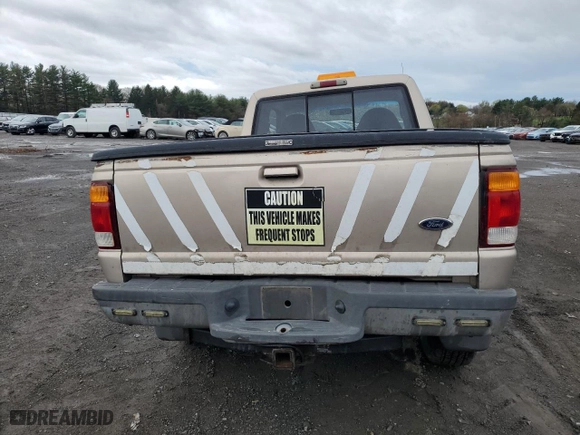 1998 Ford Ranger XL with VIN 1FTZR15X1WPA59518, listed as a Copart auction lot 51835065 with 525,977 mi miles and Salvage Title. Bid and sale history available at carsss.com. Image 6.