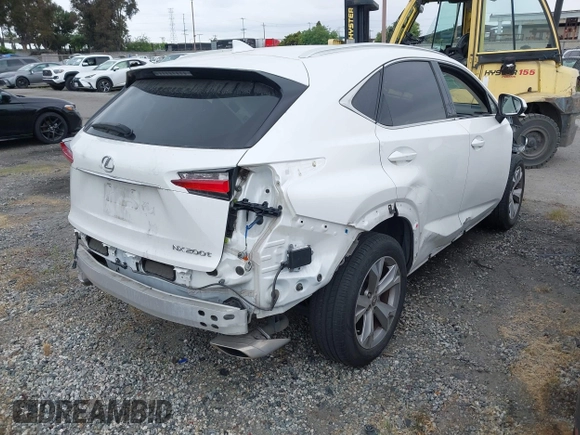 2017 Lexus NX 200t with VIN JTJYARBZ3H2055247, listed as a IAAI auction lot 41870982 with 101,750 mi miles and . Bid and sale history available at DreamBid. Image 4.