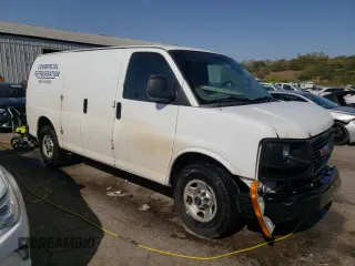 2013 GMC Savana Cargo Van with VIN 1GTW7FCA1D1112707, listed as a Copart auction lot 74933114 with 224,096 mi miles and Salvage Title. Bid and sale history available at carsss.com. Image 4.