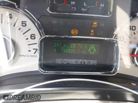2014 Ford Expedition XLT with VIN 1FMJU1H56EEF41736, listed as a IAAI auction lot 42050840 with 150,538 mi miles and . Bid and sale history available at DreamBid. Image 16.