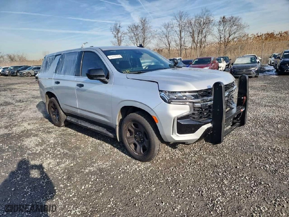 2023 Chevrolet Tahoe Commercial with VIN 1GNSKLED0PR500995, listed as a Copart auction lot 87460084 with 19,698 mi miles and Salvage Title. Bid and sale history available at carsss.com. Image 3.