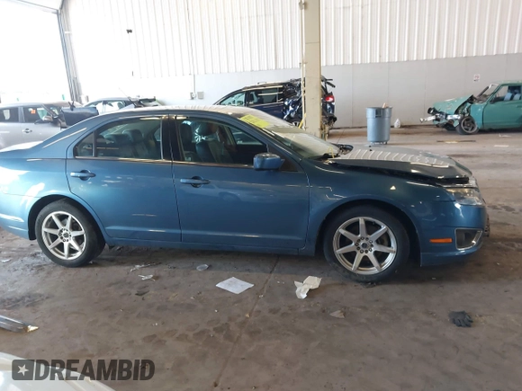 2010 Ford Fusion SEL with VIN 3FAHP0JA1AR394475, listed as a IAAI auction lot 41871860 with 0 mi miles. Bid and sale history available at carsss.com. Image 12.