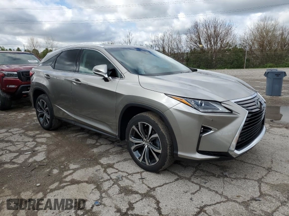2019 Lexus RX 350 with VIN 2T2BZMCA6KC191941, listed as a Copart auction lot 53946995 with 45,553 mi miles and Salvage title. Bid and sale history available at DreamBid. Image 4.