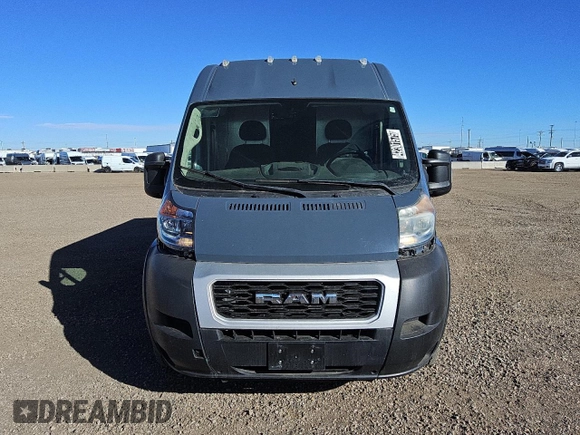 2020 Ram ProMaster Cargo with VIN 3C6URVJG3LE128641, listed as a Copart auction lot 42301575 with 54,800 mi miles and Clean Title. Bid and sale history available at carsss.com. Image 5.