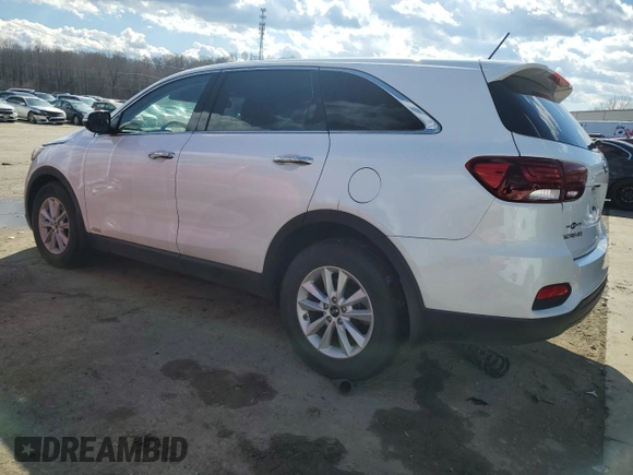 2020 Kia Sorento LX with VIN 5XYPGDA38LG655404, listed as a Copart auction lot 46668395 with 17,004 mi miles and Salvage Title. Bid and sale history available at carsss.com. Image 2.
