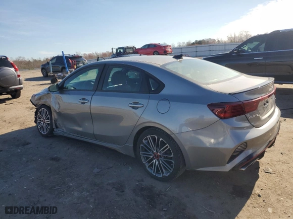 2022 Kia Forte GT with VIN 3KPF44AC0NE443875, listed as a Copart auction lot 49978475 with 13,180 mi miles and Salvage Title. Bid and sale history available at carsss.com. Image 2.