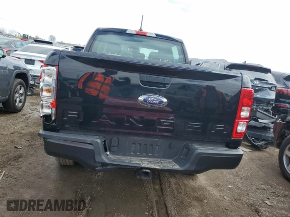 2022 Ford Ranger XL with VIN 1FTER4FH3NLD09659, listed as a Copart auction lot 50692145 with 50,027 mi miles and Salvage Title. Bid and sale history available at DreamBid. Image 6.