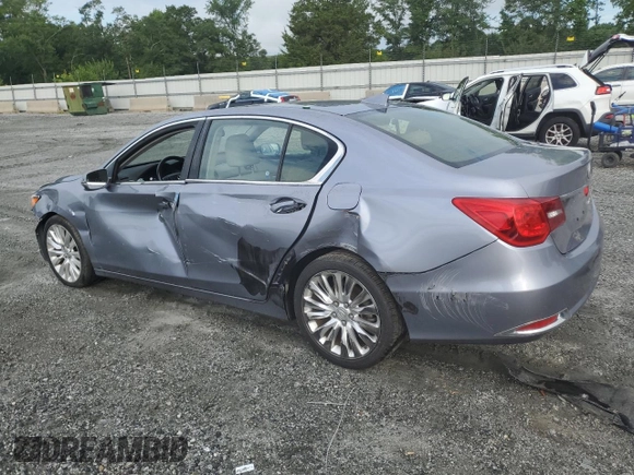 2014 Acura RLX Technology with VIN JH4KC1F50EC005051, listed as a Copart auction lot 63270625 with 114,042 mi miles and Salvage title. Bid and sale history available at DreamBid. Image 2.