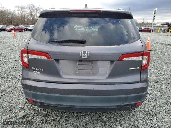 2021 Honda Pilot Special Edition with VIN 5FNYF5H26MB016053, listed as a Copart auction lot 49434165 with 0 mi miles and Salvage Title. Bid and sale history available at carsss.com. Image 6.