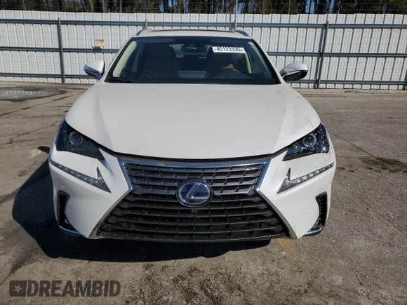 2021 Lexus NX with VIN JTJDJRDZ6M5015183, listed as a Copart auction lot 45123335 with 37,511 mi miles and Salvage Title. Bid and sale history available at carsss.com. Image 5.