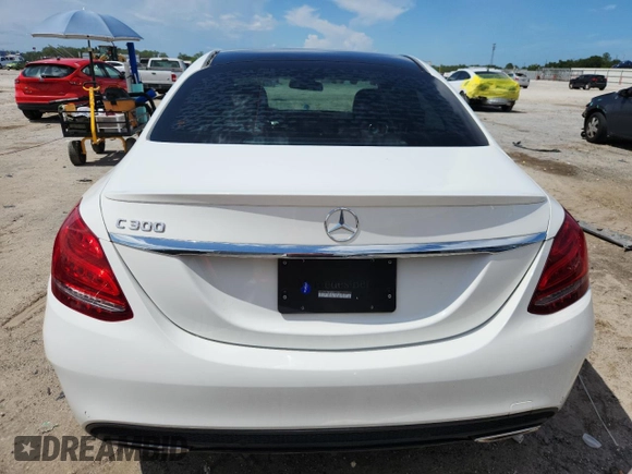2018 Mercedes-Benz C 300 z VIN WDDWF4JB9JR376909, wystawiony jako Copart lot #62844555 z przebiegiem 80 150 mil mil oraz Szkoda całkowita • Salvage title. Historia ofert i sprzedaży dostępna na DreamBid. Obrazek 6.