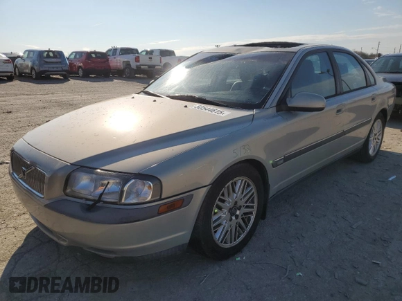 2000 Volvo S80 with VIN YV1TS94D1Y1127963, listed as a Copart auction lot 50544615 with 133,141 mi miles and Salvage Title. Bid and sale history available at carsss.com. Image 1.