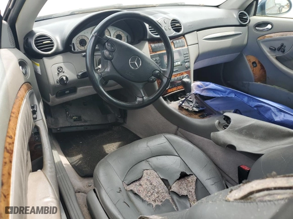2006 Mercedes-Benz CLK-Class 5.0L with VIN WDBTK75G96T056692, listed as a Copart auction lot 63561924 with 0 mi miles and Clean Title. Bid and sale history available at carsss.com. Image 8.