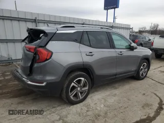 2018 GMC Terrain SLT with VIN 3GKALPEV3JL167177, listed as a Copart auction lot 47607845 with 112,222 mi miles and Salvage Title. Bid and sale history available at DreamBid. Image 3.