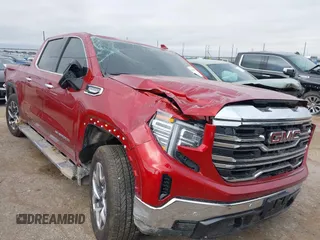 2025 GMC Sierra 1500 SLT with VIN 3GTPHDED1SG271979, listed as a IAAI auction lot 42363344 with 4,462 mi miles and . Bid and sale history available at DreamBid. Image 1.