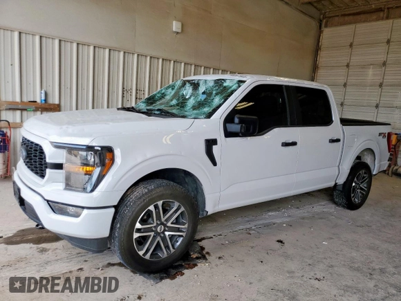 2023 Ford F-150 XL z VIN 1FTEW1EP4PKF14142, wystawiony jako Copart lot #58087565 z przebiegiem 41 770 mil mil oraz Czysty tytuł • Clean title. Historia ofert i sprzedaży dostępna na DreamBid. Obrazek 1.