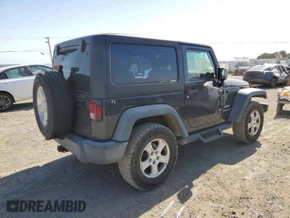 2017 Jeep Wrangler Willys Wheeler with VIN 1C4AJWAG6HL502148, listed as a Copart auction lot 56337435 with 183,552 mi miles and Clean title. Bid and sale history available at DreamBid. Image 3.