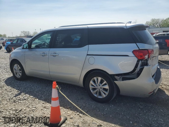 2018 Kia Sedona LX with VIN KNDMB5C16J6373264, listed as a Copart auction lot 53598725 with 94,142 mi miles and Salvage Title. Bid and sale history available at carsss.com. Image 2.