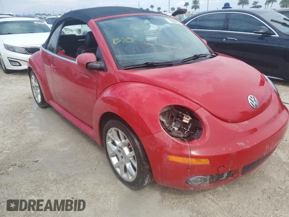 2007 Volkswagen Beetle with VIN 3VWSF31Y87M422874, listed as a Copart auction lot 75094774 with Not provided miles and Non repairable. Bid and sale history available at DreamBid. Image 4.