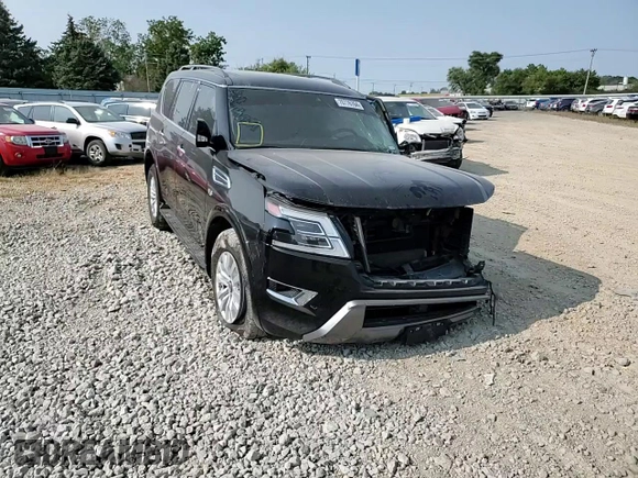 2021 Nissan Armada SV with VIN JN8AY2AC1M9146351, listed as a Copart auction lot 70776764 with 73,727 mi miles and Salvage Title. Bid and sale history available at carsss.com. Image 11.