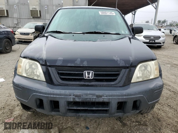 2001 Honda CR-V LX with VIN JHLRD18431C031805, listed as a Copart auction lot 50601145 with 186,638 mi miles and Clean Title. Bid and sale history available at carsss.com. Image 5.