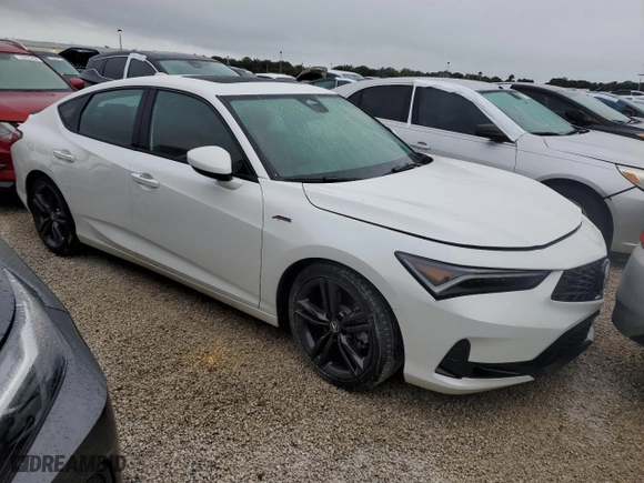 2023 Acura Integra w/A-Spec Package with VIN 19UDE4H35PA027676, listed as a Copart auction lot 74620534 with 2,859 mi miles and Salvage Title. Bid and sale history available at carsss.com. Image 4.